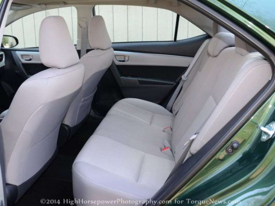 corolla rear seats
