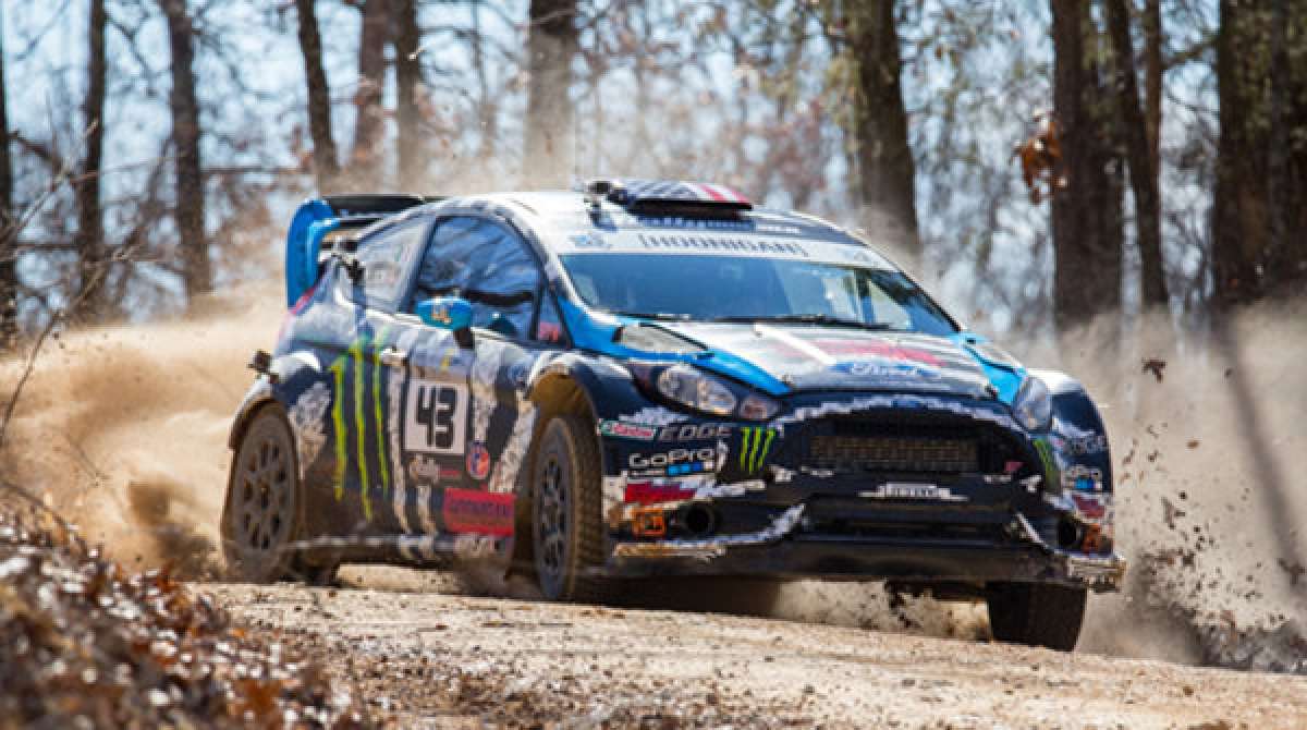 Ken Block Drives His Ford Fiesta To Victory At 100 Acre Wood Rally Torque News
