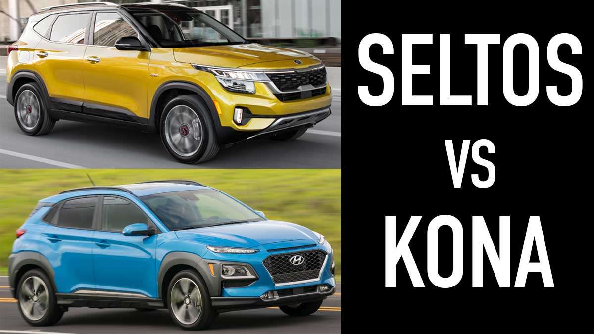 20 Kia Seltos vs. 20 Hyundai Kona – Like Looking In A Mirror ...