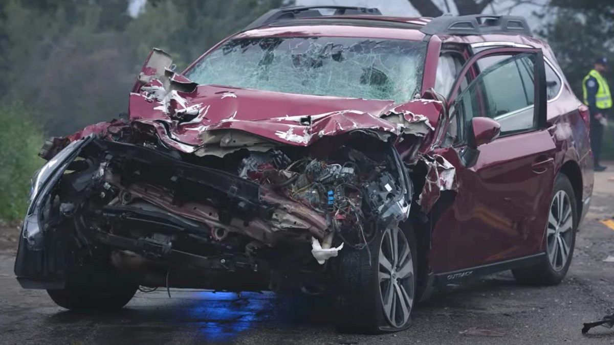 Watch This Head-On Crash Test between Two EVs