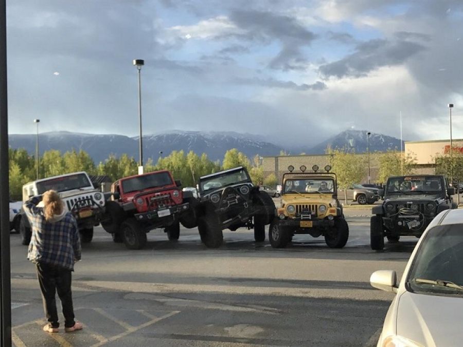 These Jeep Wranglers Are Hanging out For a Unique Group Photo | Torque News