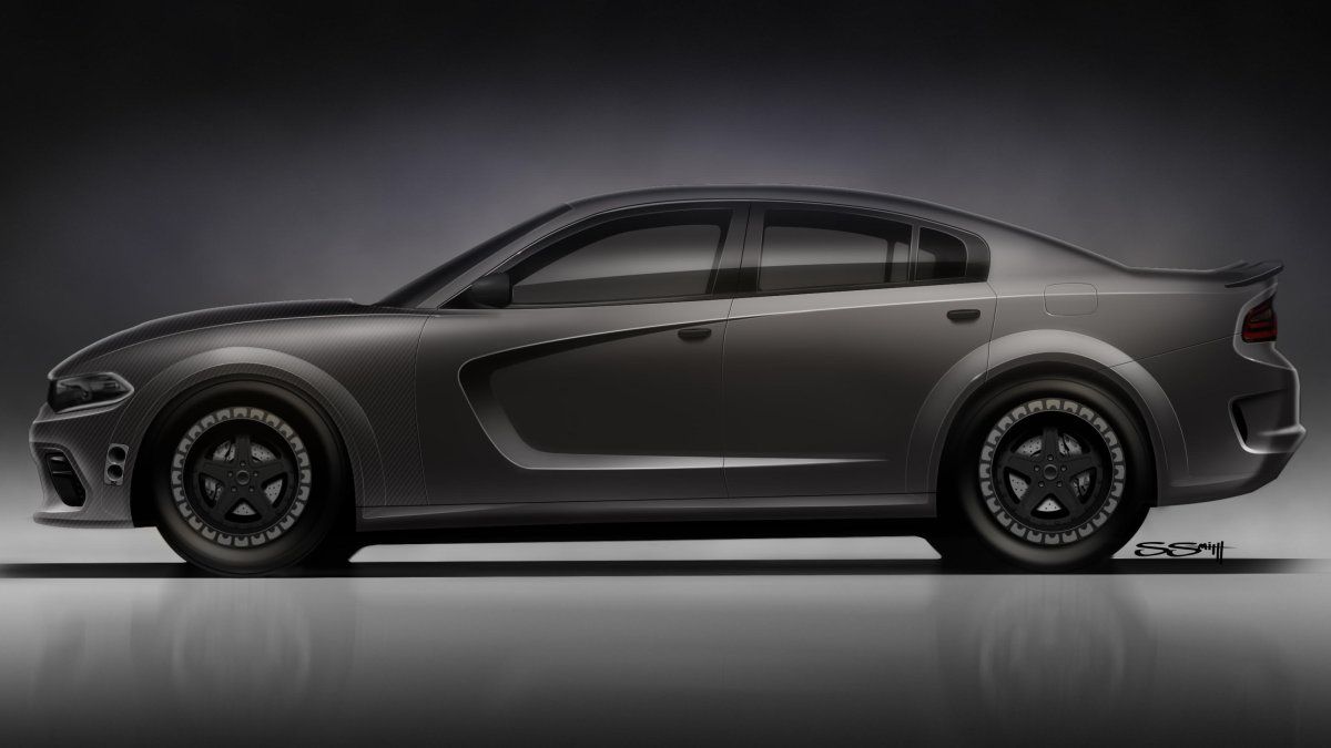 Dodge Charger Hellcat Widebody With Twin Turbos Awd Coming To Sema Torque News