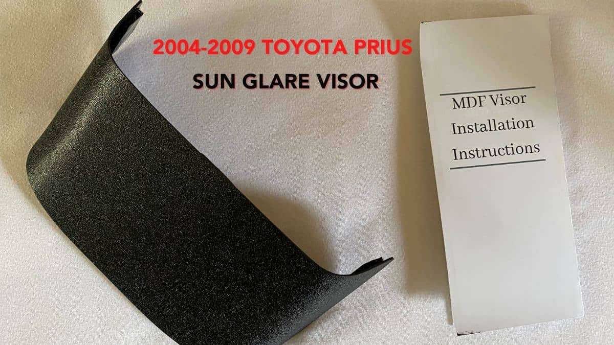 04-09 Toyota Prius MFD Display Protective Sun Visor Cover Glare Screen 2004-2009