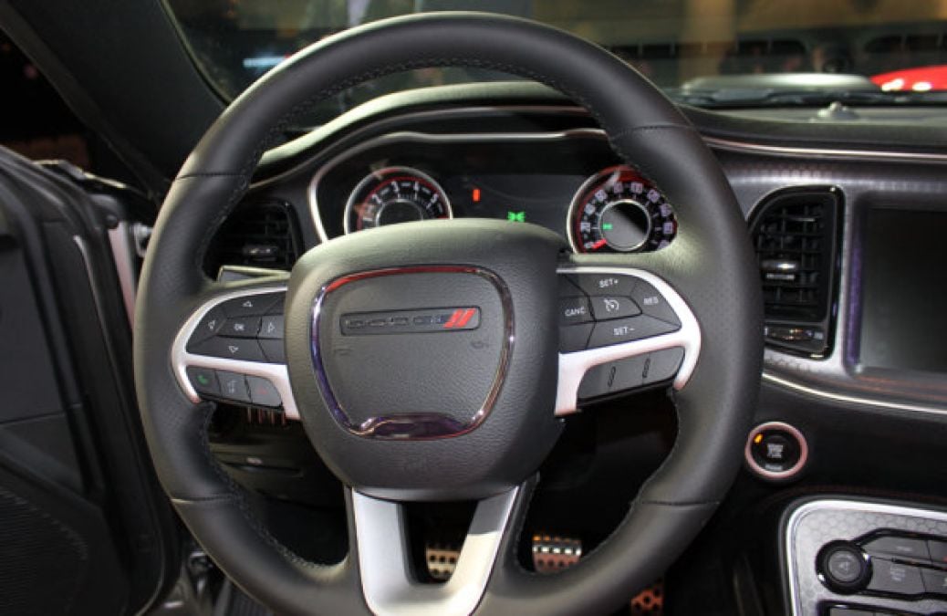 Scat Pack steering wheel