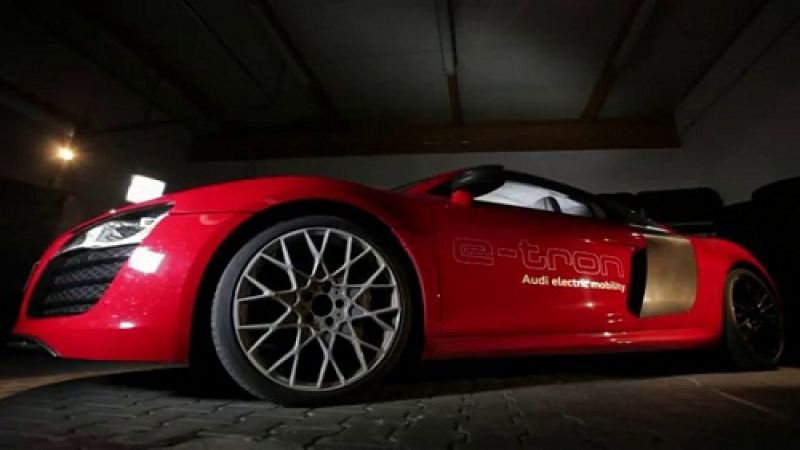 Audi R8 e-tron best EV Nurburgring lap.