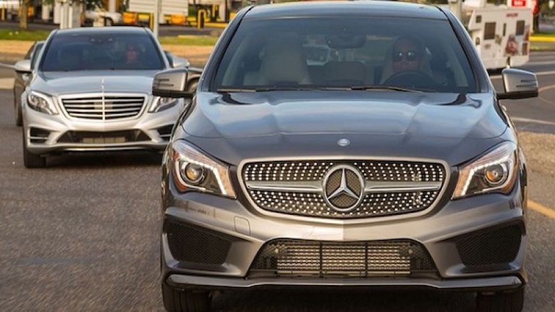 2014 Mercedes-Benz CLA-Class four door coupe