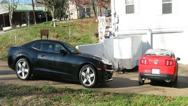 Black Chevy Camaro 2012 SS Manual