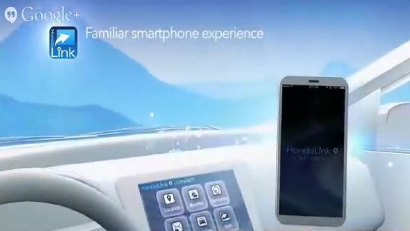 "Hondalink" smartphone capability