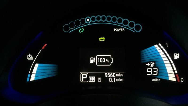 Nissan LEAF Dash board