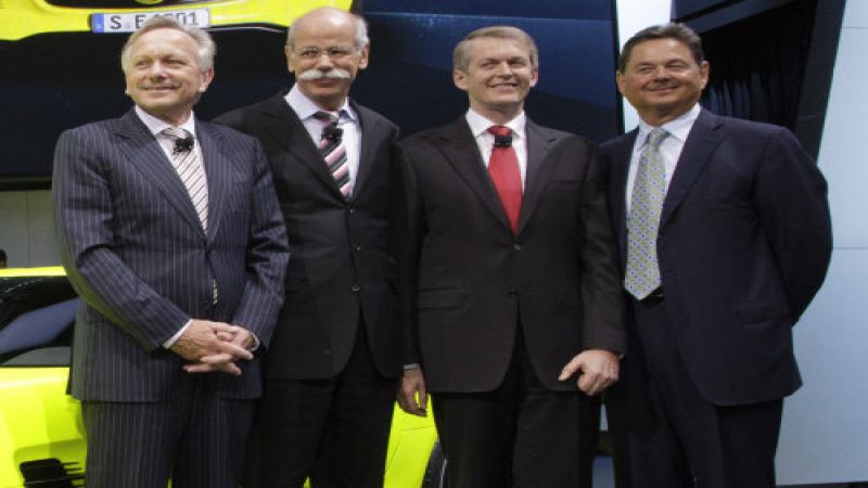 The MB execs at the 2011 Detroit Auto Show