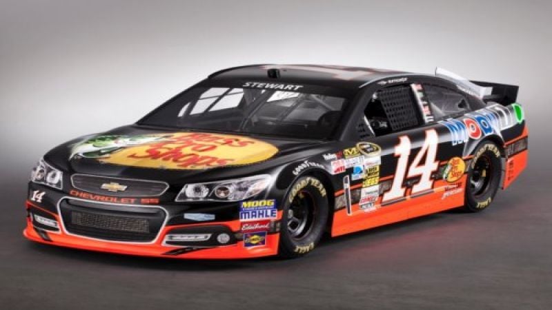 Tony Stewart's 2013 Chevrolet SS Sprint Cup car