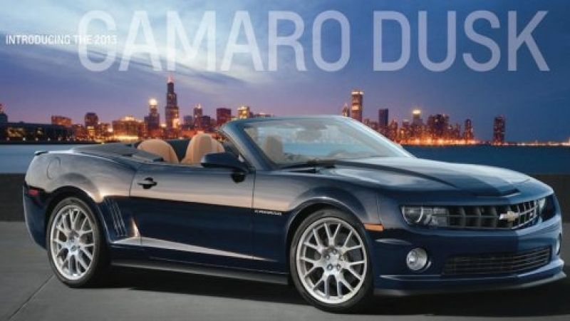 The 2013 Chevrolet Camaro Dusk Convertible