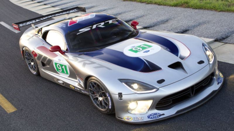 The #91 2013 SRT Viper GTS-R