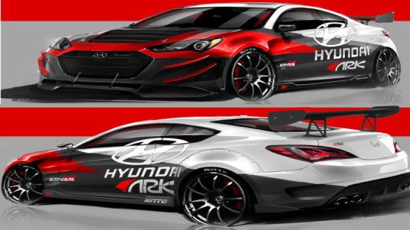 The ARK Performance Hyundai Genesis R-Spec Coupe super tuner track edition