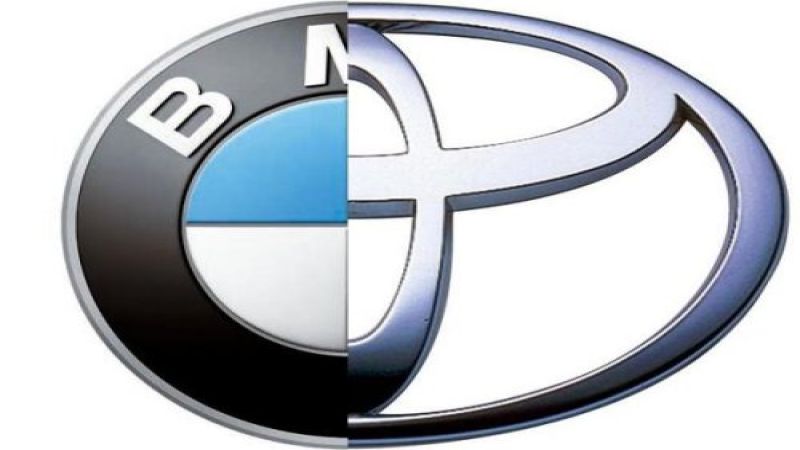 An artful BMW and Toyota joint logo