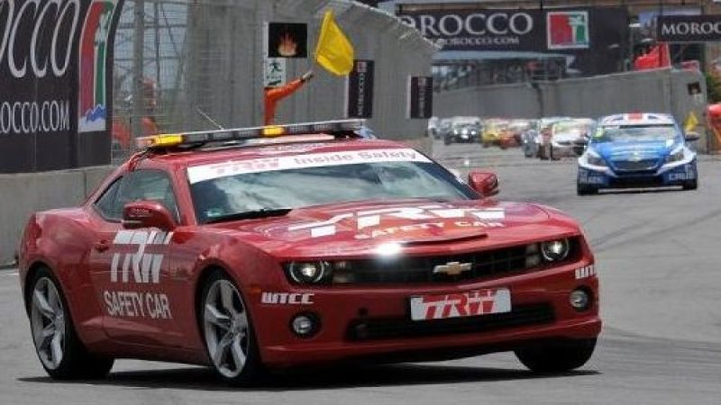 The Chevrolet Camaro SS Coupe WTCC Safety Car
