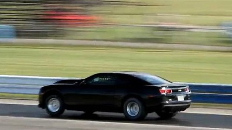 The COPO Camaro in action
