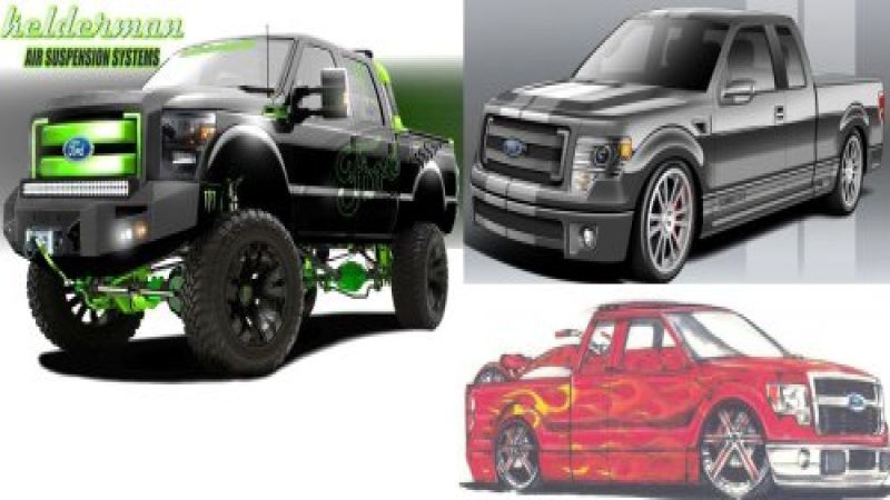 The Ford F Series trucks headed to SEMA 2012