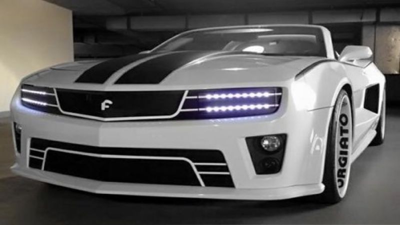 The Forgiato-modified Chevrolet Camaro