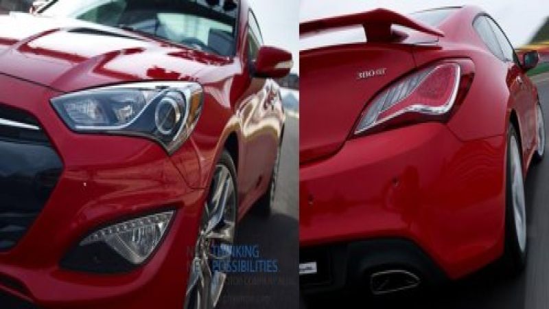 A look at spyshots of the 2013 Hyundai Genesis Coupe