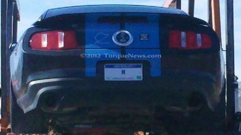 A 2012 Shelby Mustang GT500 Mule