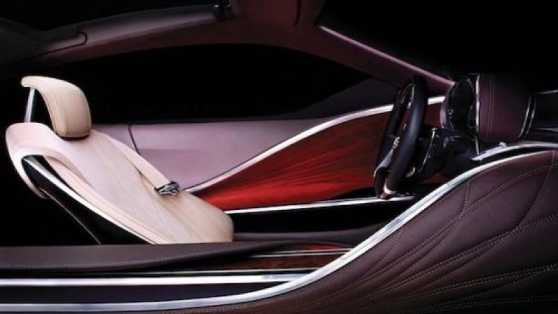 The interior teaser of the new Lexus Concept