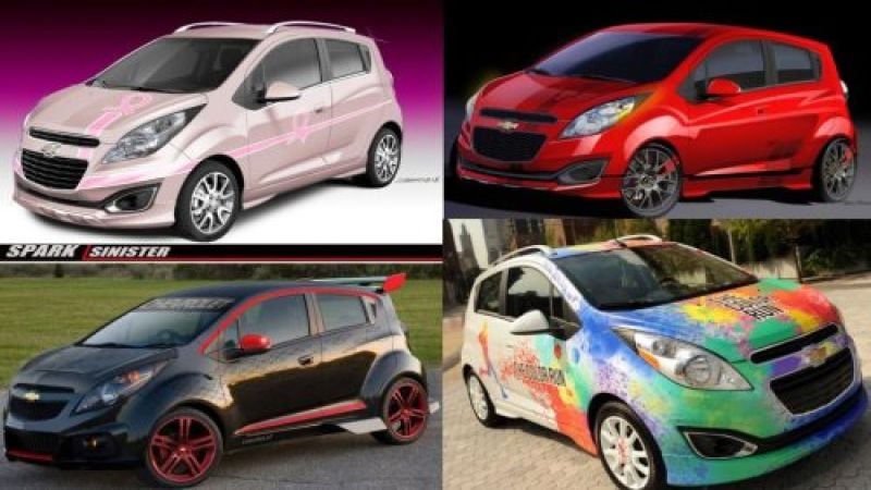 The first look at the Chevy Spark models of SEMA