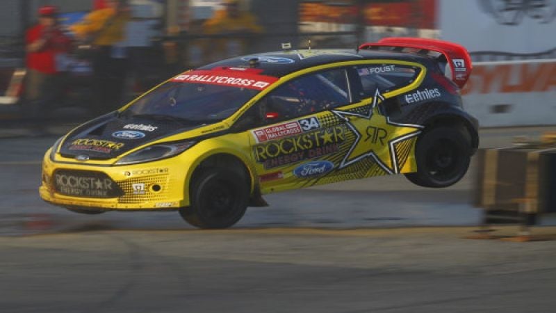 Tanner Foust's Rockstar Ford Fiesta
