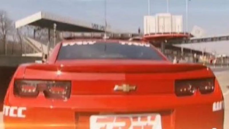 The back end of the Chevy Camaro WTCC safety car