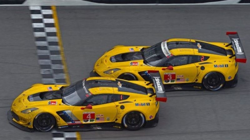 Corvette Racing finish daytona