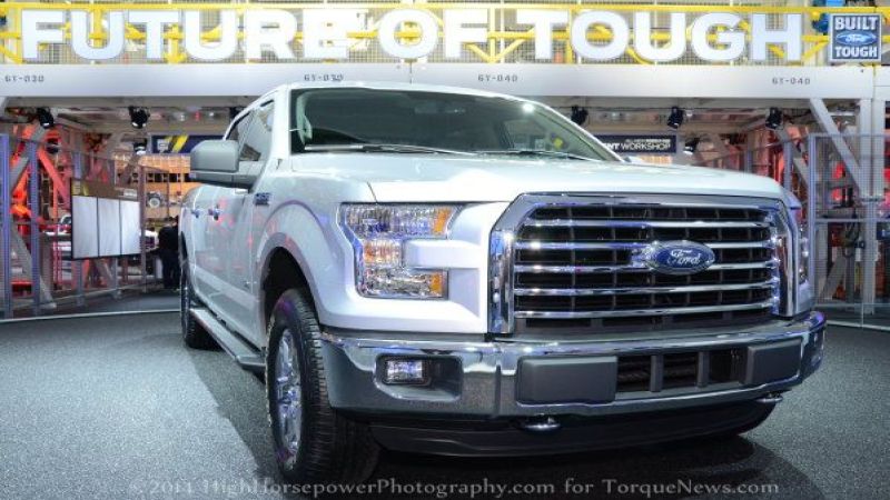 The 2015 Ford F150 in Silver