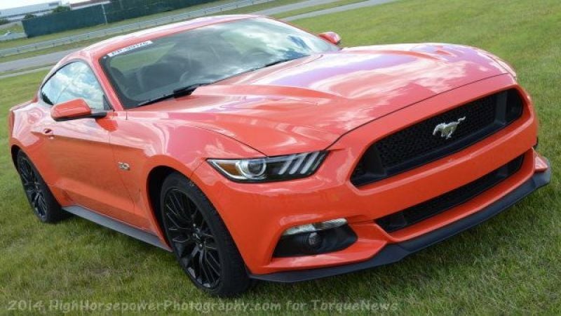 2015 mustang in orange