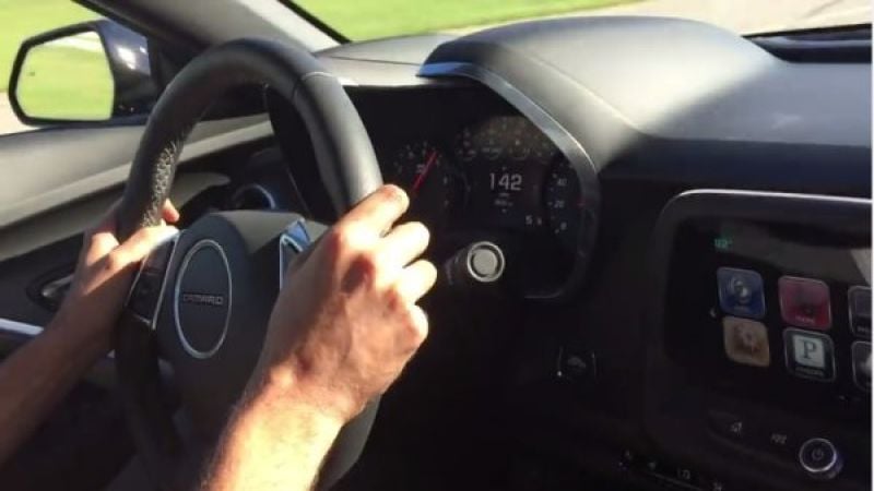 Camaro SS incar video