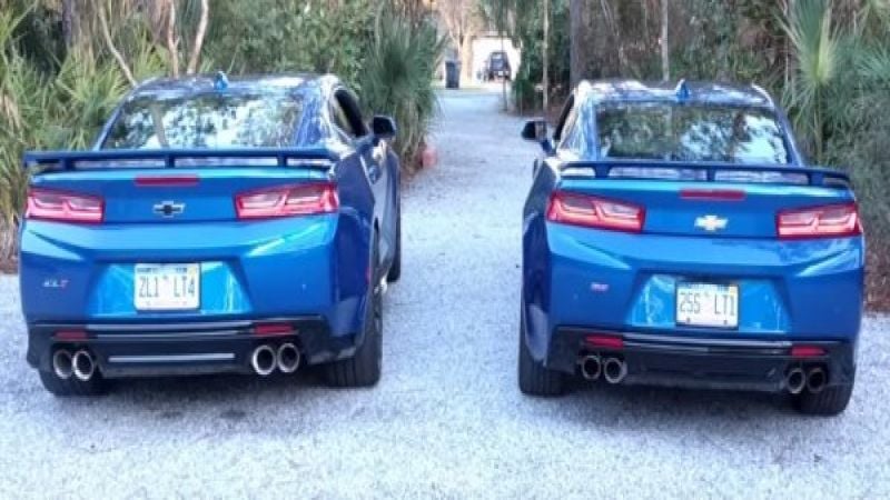 6g Camaro exhaust rev off