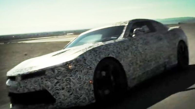 camaro spy shot