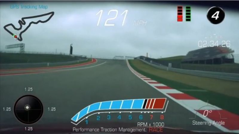 cadillac atsv in car