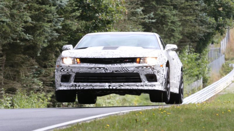 The 2014 Camaro Z/28 takes flight