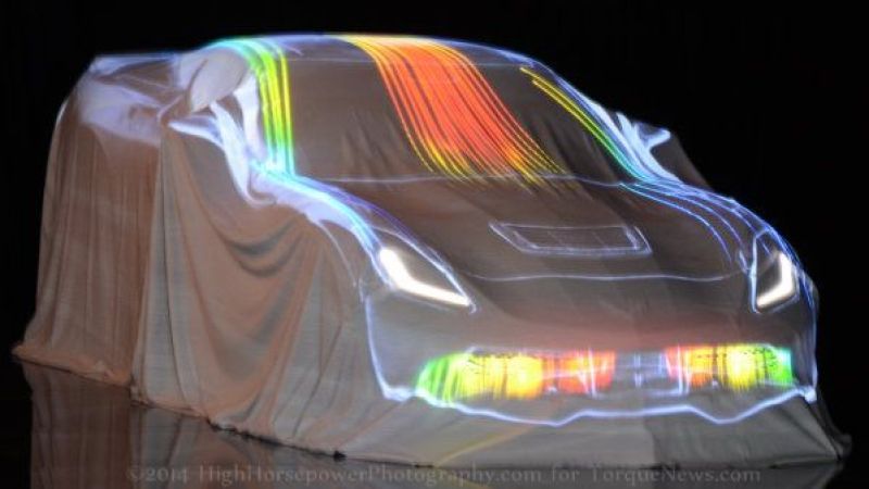 The C7 Corvette at the global debut in Detroit