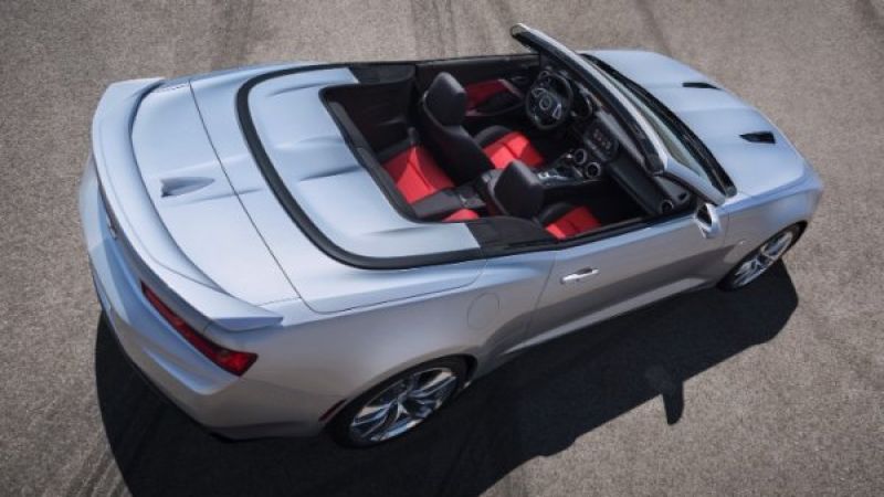 2016 Camaro convertible overhead