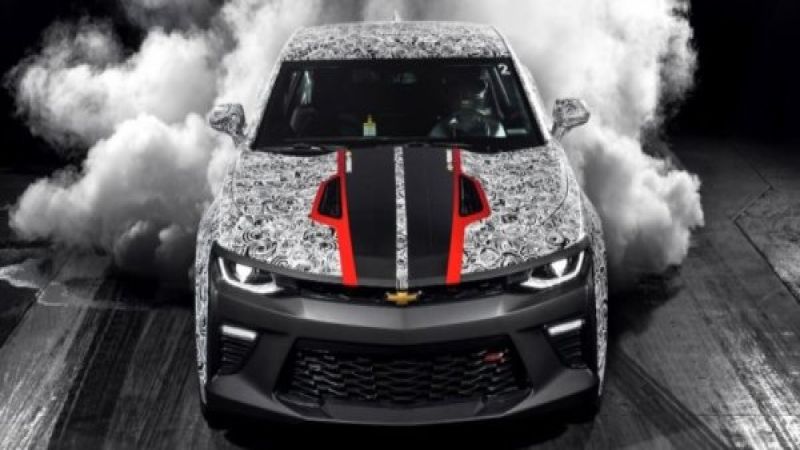 Camaro SS Drag Race Development Program test car 