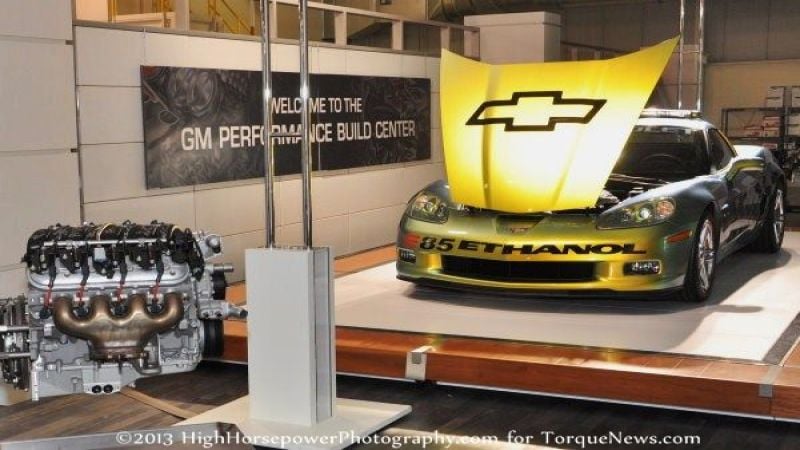 The entryway to the Wixom Performance Build Center