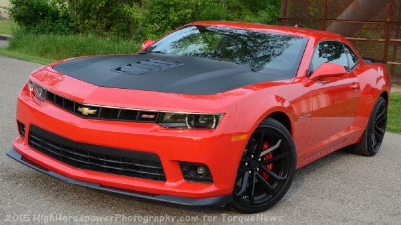 2015 camaro 1le red