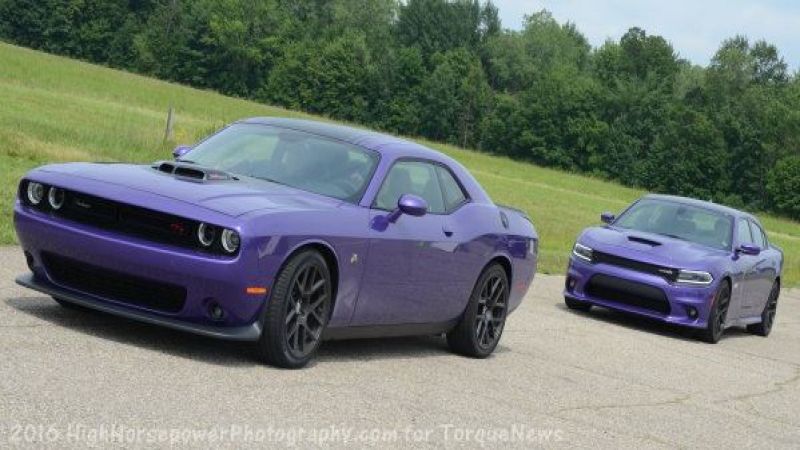 2016 Dodge Challenger and Charger in Plum Crazy