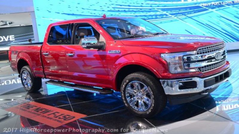 2018 F150 in red