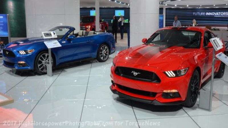 2017 Mustangs at NAIAS