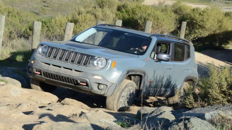 Jeep Renegade in anvil