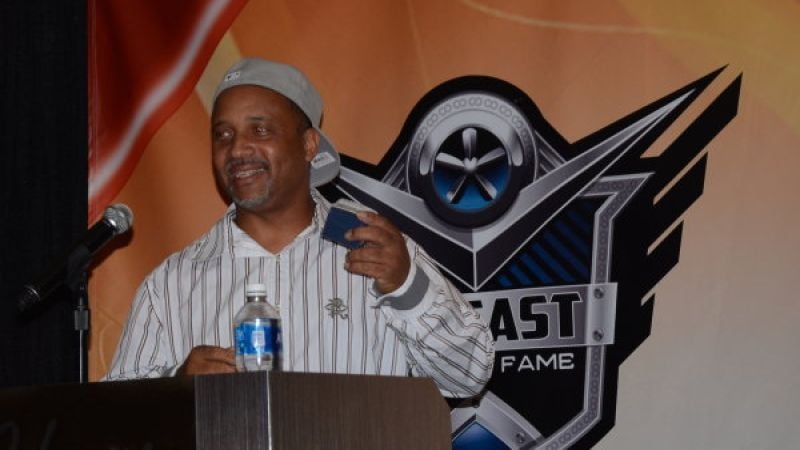 Mad Mike at the Diecast Hall of Fame ceremony