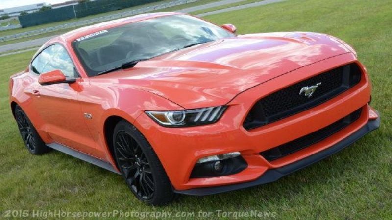 2015 Mustang in Competition Orange