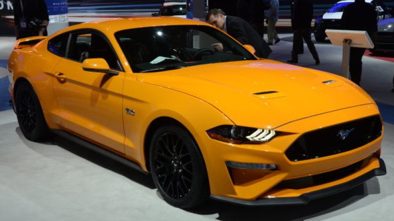 2018 Mustang GT high angle