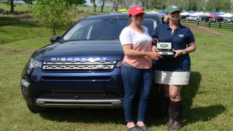 Sylvester and her new Land Rover